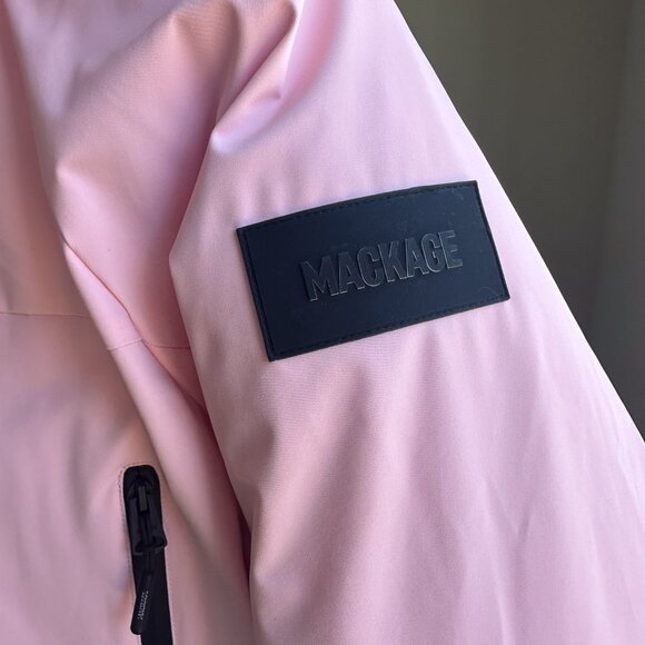 Mackage Amanda Down Ski Jacket - Pink - Size S - Picture 3 of 11